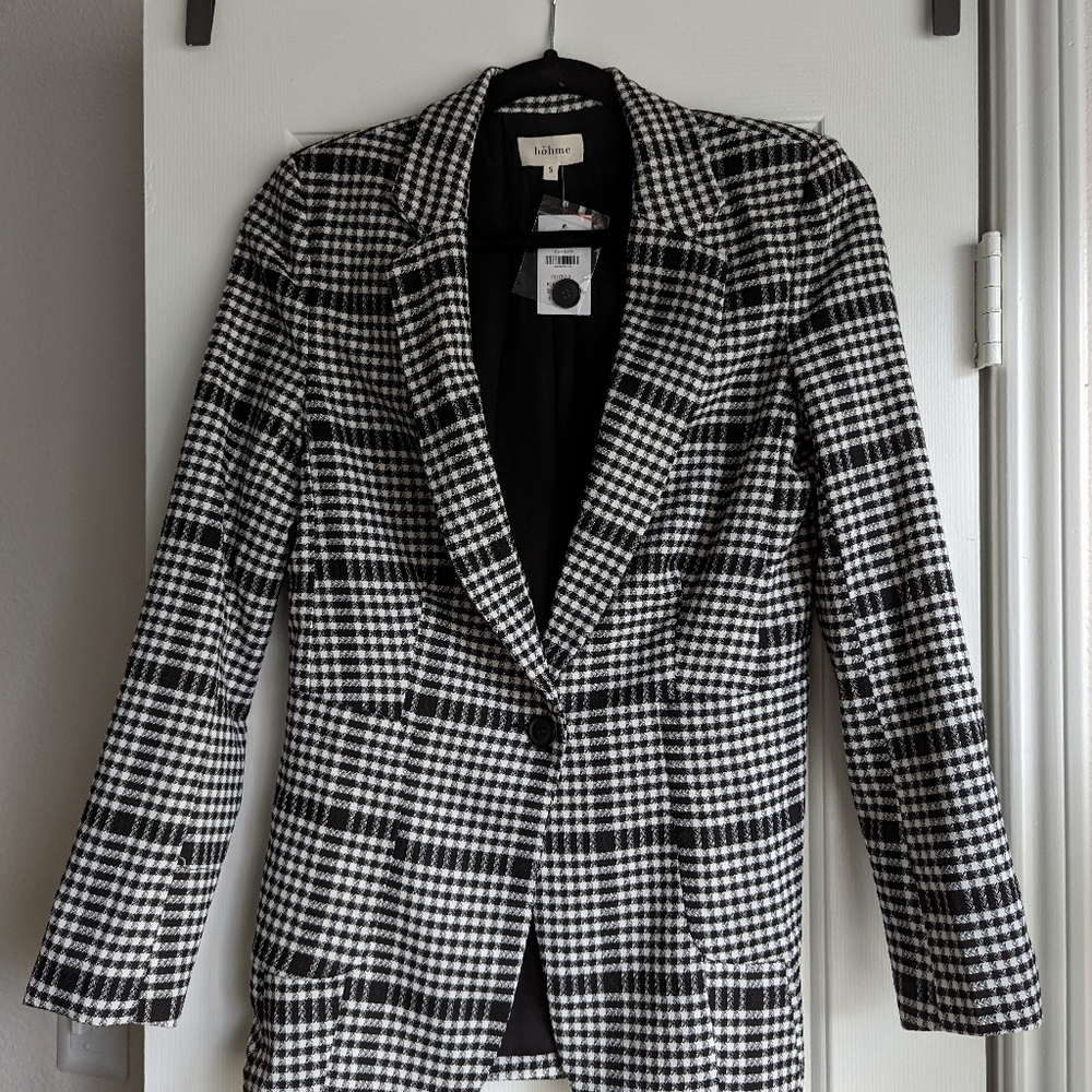 NWT Bohme Aspyn Blazer in Houndstooth - Picture 2 of 6